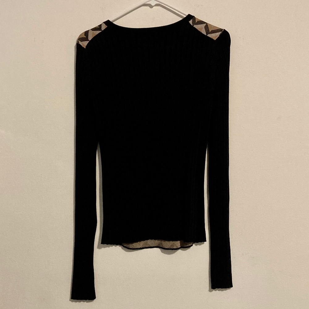 Rag And Bone Elaine Chevron Pattern Pullover Top - image 3